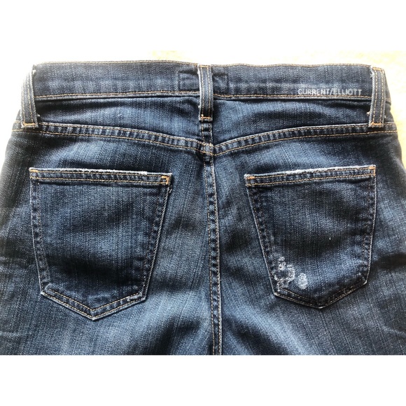 Current/Elliot The Cropped Straight Jeans Size 24 - Picture 3 of 8